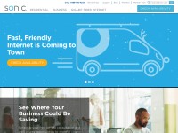 Desktop screenshot for sonic.com