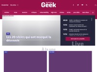 Desktop screenshot for journaldugeek.com