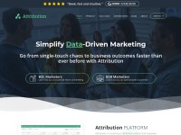 Desktop screenshot for attributionapp.com