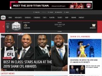 Desktop screenshot for cfl.ca