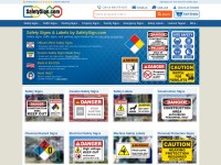 Desktop screenshot for safetysign.com
