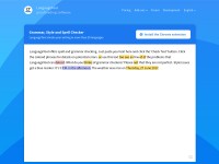 Desktop screenshot for languagetool.org