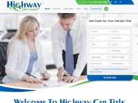 Desktop screenshot for highwaytitleloans.com