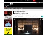 Desktop screenshot for bachtrack.com