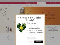Desktop screenshot for clarinsusa.com