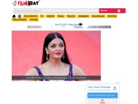 Desktop screenshot for filmibeat.com