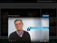 Desktop screenshot for creation.com