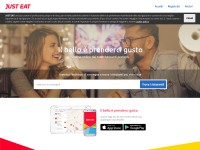 Desktop screenshot for justeat.it