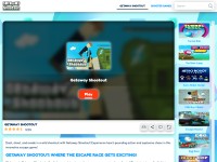 Desktop screenshot for getawayshootout.io