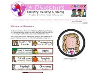 Desktop screenshot for 3dinosaurs.com