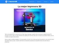 Desktop screenshot for topimpresoras3d.com