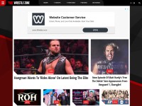 Desktop screenshot for wrestlezone.com