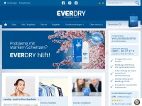 Desktop screenshot for everdry.de