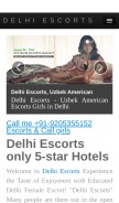 How 69delhiescorts.com looks like on a mobile device such as an iPhone.