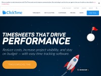 Desktop screenshot for clicktime.com