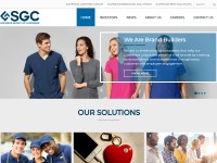 Desktop screenshot for superioruniformgroup.com