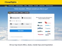 Desktop screenshot for cheapflights.com