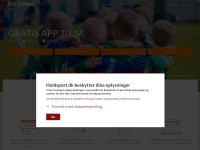 Desktop screenshot for holdsport.dk