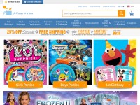 Desktop screenshot for birthdayinabox.com