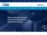 Desktop screenshot for uhnresearch.ca