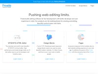 Desktop screenshot for froala.com