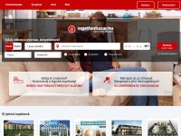 Desktop screenshot for ingatlanbazar.hu