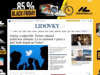 Desktop screenshot for lidovky.cz