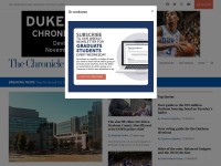 Desktop screenshot for dukechronicle.com