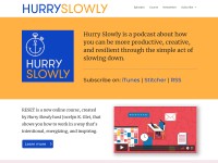 Desktop screenshot for hurryslowly.co