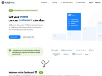 Desktop screenshot for addevent.com