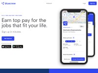 Desktop screenshot for bluecrewjobs.com