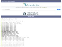 Desktop screenshot for tvshows4mobile.com