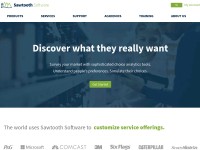 Desktop screenshot for sawtoothsoftware.com