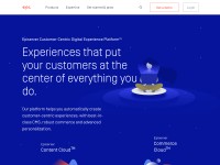 Desktop screenshot for episerver.com