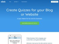 Desktop screenshot for uquiz.com