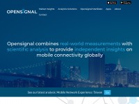 Desktop screenshot for opensignal.com