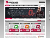 Desktop screenshot for all-inkl.com