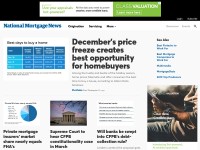 Desktop screenshot for nationalmortgagenews.com