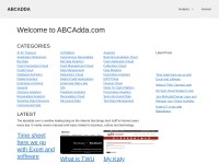 Desktop screenshot for abcadda.com