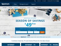 Desktop screenshot for spectrum.com
