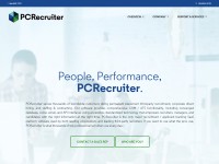 Desktop screenshot for pcrecruiter.net