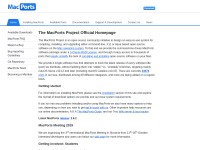 Desktop screenshot for macports.org