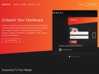 Desktop screenshot for unraid.net