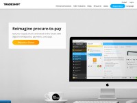 Desktop screenshot for tradeshift.com