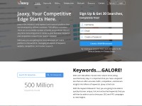 Desktop screenshot for jaaxy.com