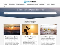 Desktop screenshot for quotereel.com