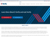 Desktop screenshot for e-verify.gov