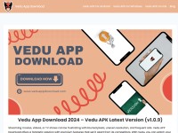 Desktop screenshot for veduappdownload.com