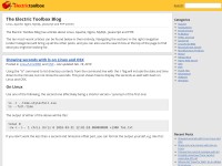 Desktop screenshot for electrictoolbox.com