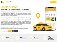 Desktop screenshot for cubetaxi.com